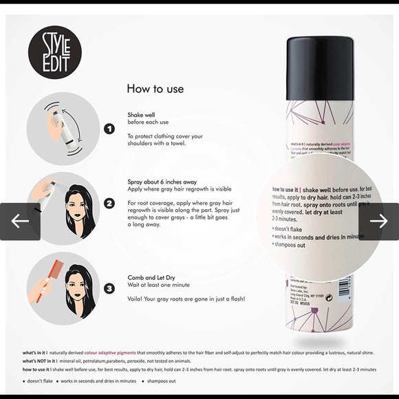 STYLE EDIT ROOT CONCEALER DARK BROWN - Picture 2 of 3